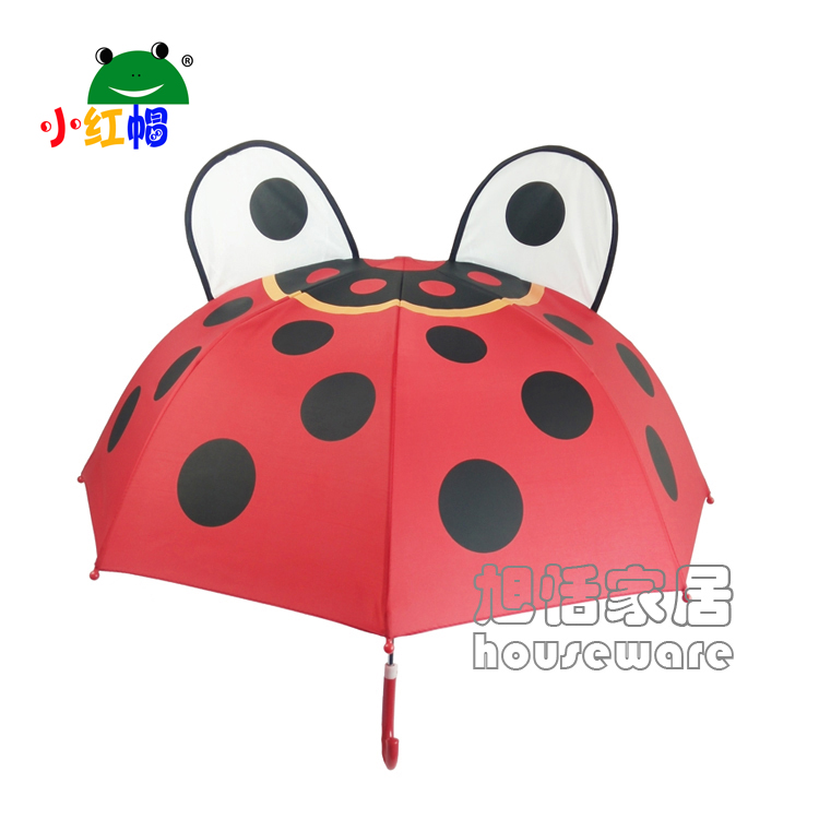 小紅帽兒童雨傘男女小孩創意卡通傘超輕長柄遮陽傘促銷