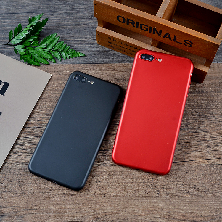 簡約純色iphone7plus硅膠6s全包邊手機殼6plus啞光iphone5s保護殼
