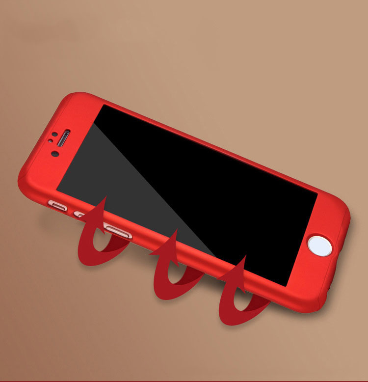 蘋果iPhone6手機殼 6S保護套 360度全包殼6Plus PC磨砂硬殼4.7