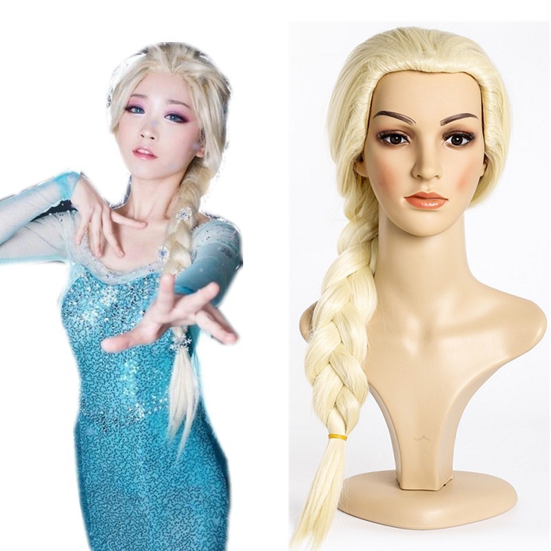 動漫cosplay假發發型 冰雪奇緣假發大冒險Elsa艾沙造型wig