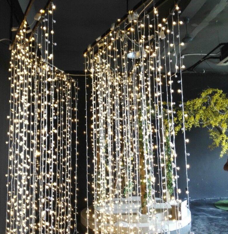 生日求婚結婚裝飾燈串10米LED彩色燈銅線燈串 婚慶圣誕節日裝飾燈