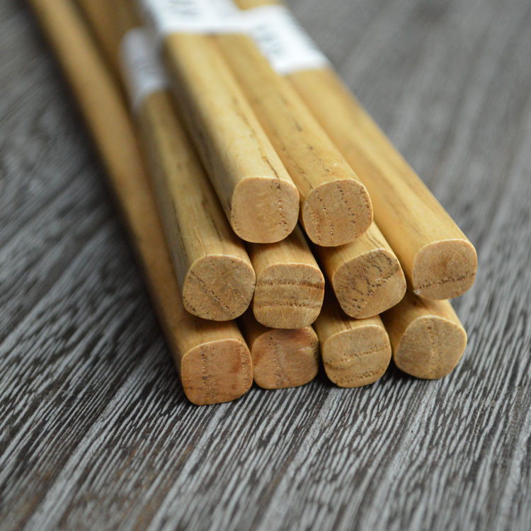 環保健康用筷日式四角栗木本色木筷子家庭筷外貿原單餐具