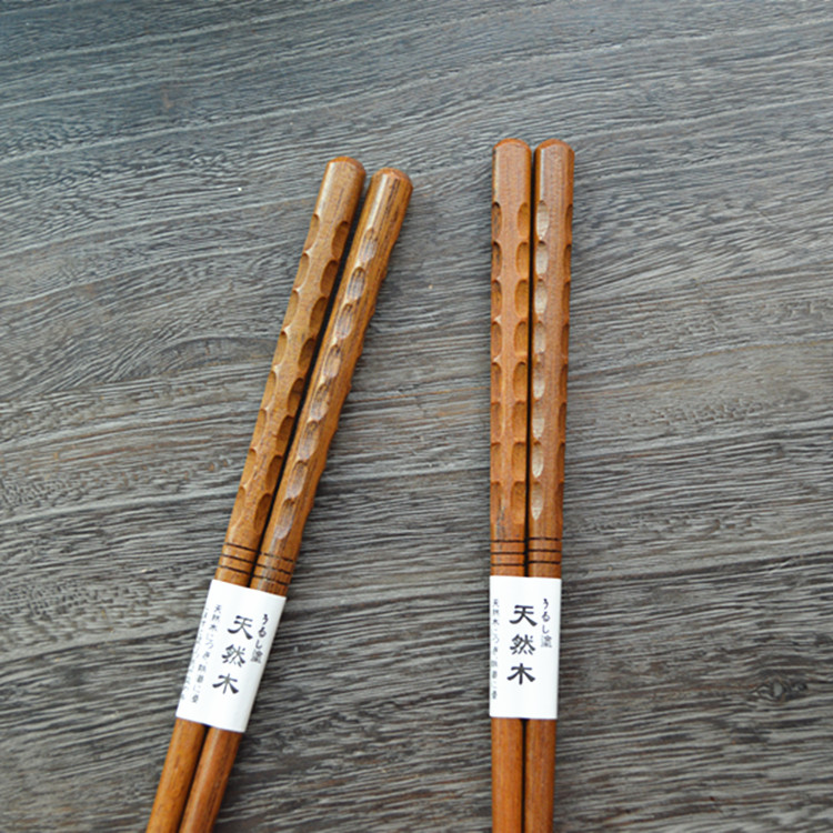 外貿原單一級品進口印尼鐵木筷筷子筷家庭原木色木質餐飲木質餐具