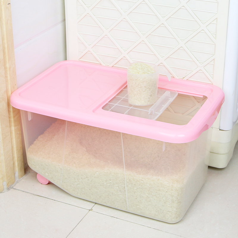塑料米桶儲米箱米面收納箱防蟲面粉桶儲面米盒子糧食米缸10/6.5kg