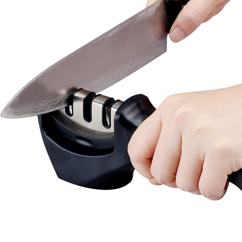 家用多功能磨刀器廚房快速磨菜刀磨石棒工具棒定角磨刀器
